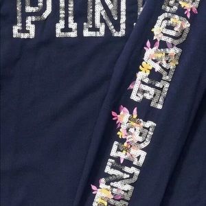 PINK Victoria's Secret Tops - Victoria’s Secret Pink Bling Long Sleeves L/XL PINK Victoria's Secret Tops - Victoria’s Secret Pink Bling Long Sleeves L/XL